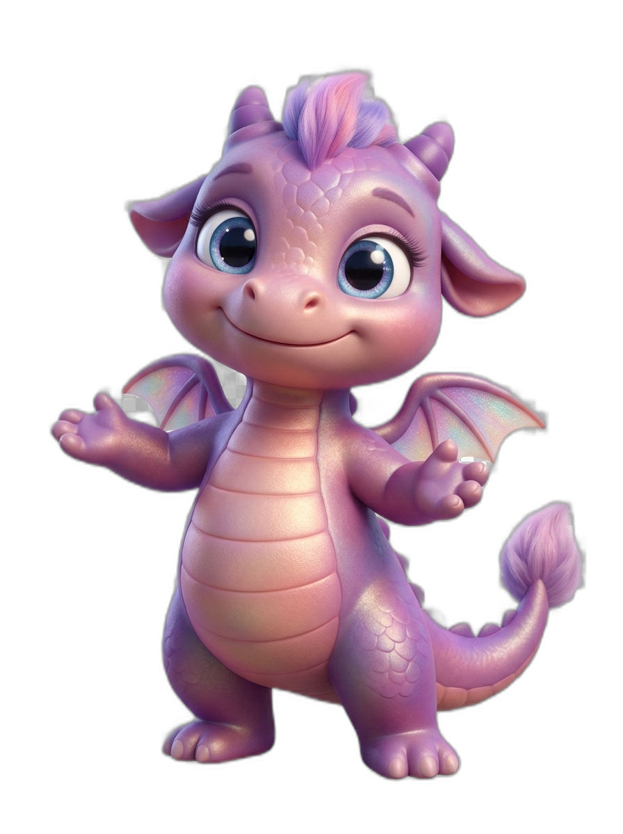 Mythical concept companion — fantasy creature with magical aura