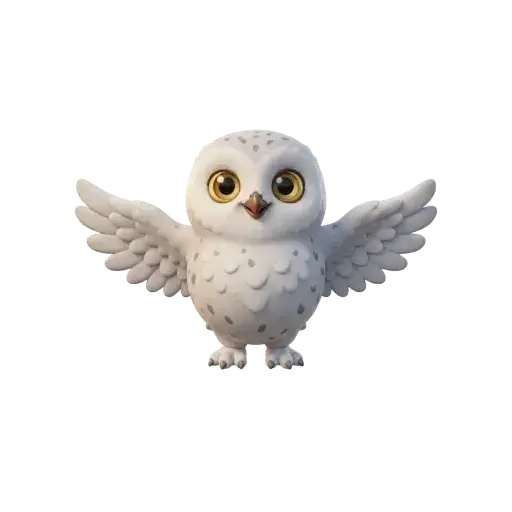 Chloe the snowy owl