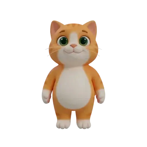 Stella the orange tabby cat